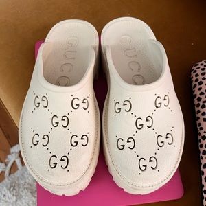 Gucci Platform Slides/Mules